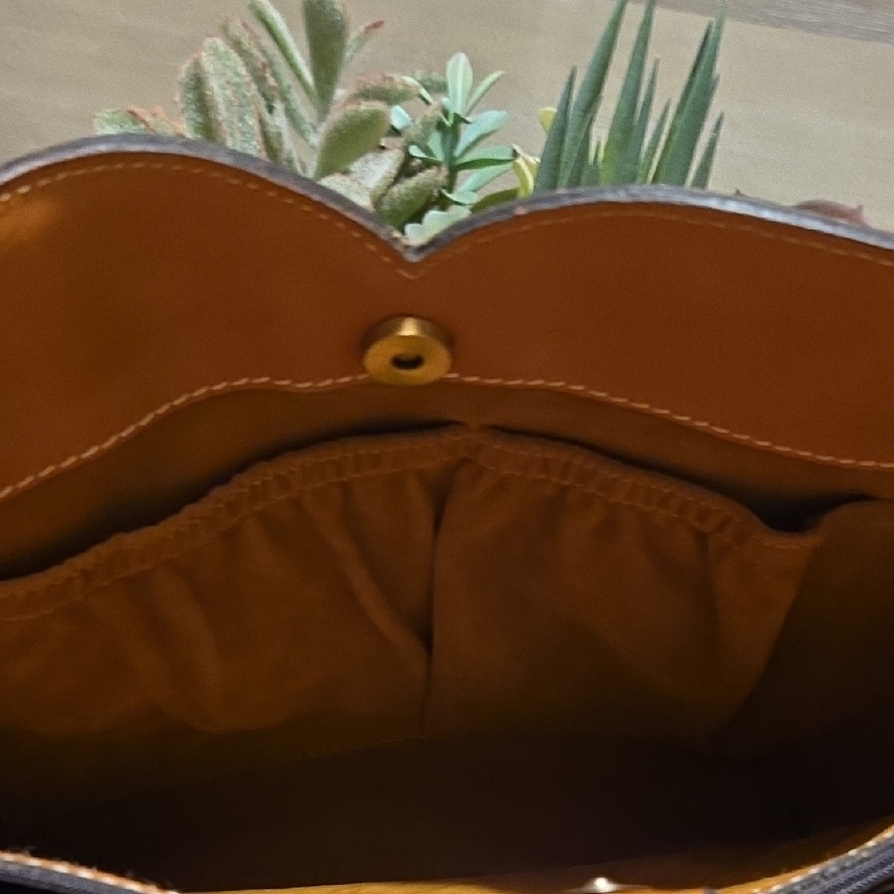 Patricia Nash Tan Floral-Embossed Tote - Picture 6 of 15